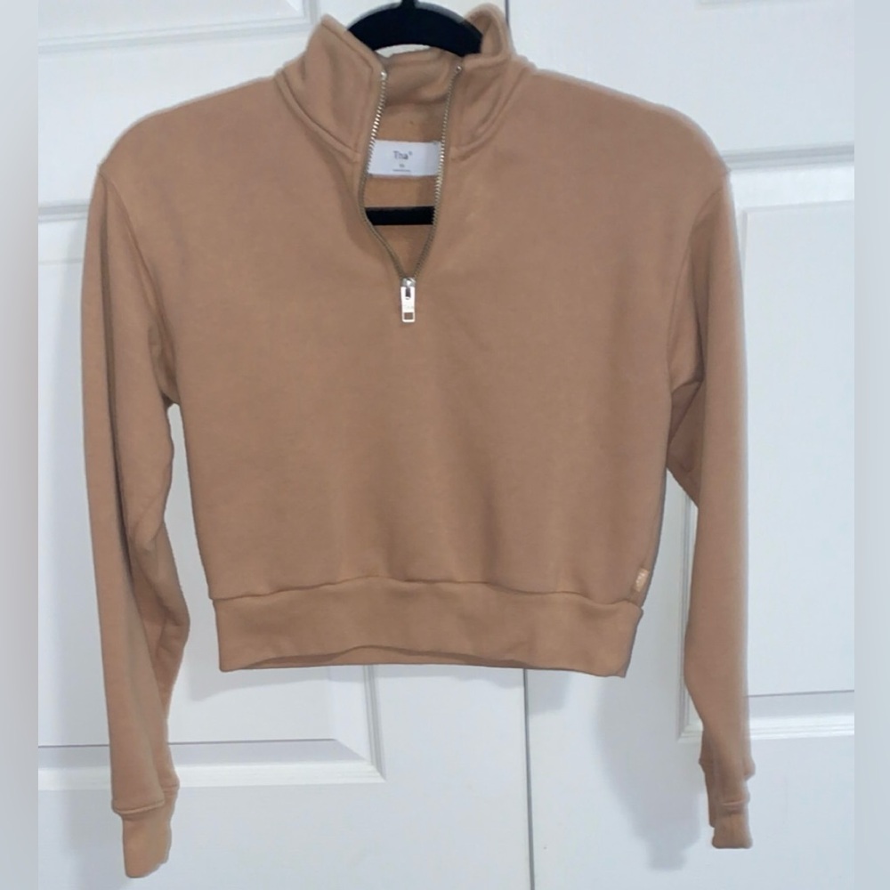 Aritzia TNA Quarter Zip Sweater